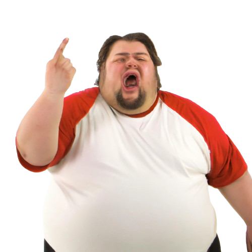 Fat Guy Yelling